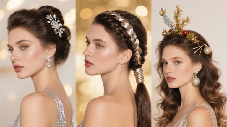 Cute Christmas Hairstyles That Will Make You Shine at Every Holiday Party