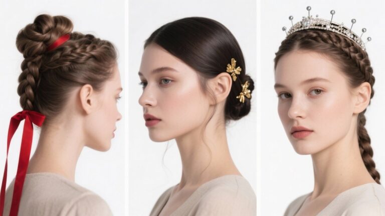Easy Christmas Hairstyles You Can Do in Under 10 Minutes