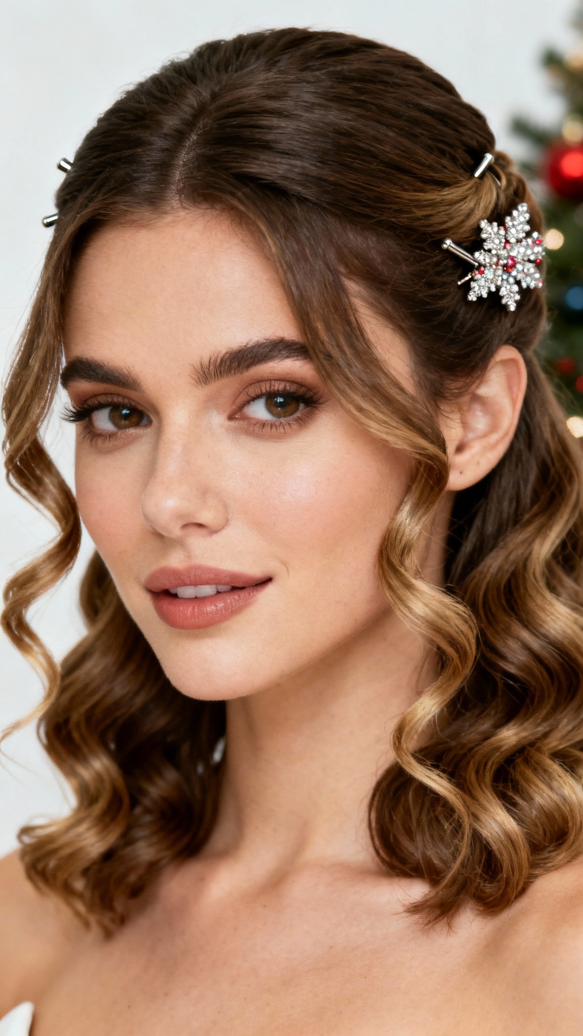Half-Up Curls