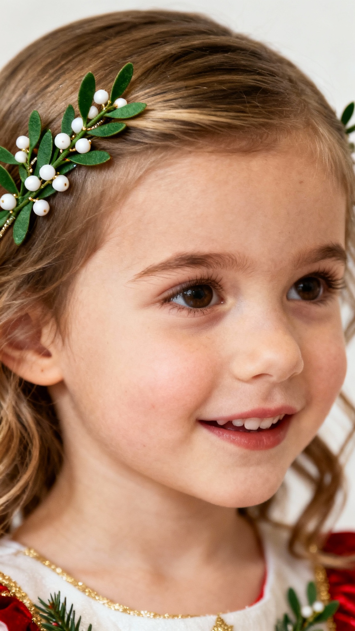 Mistletoe Hair Clips