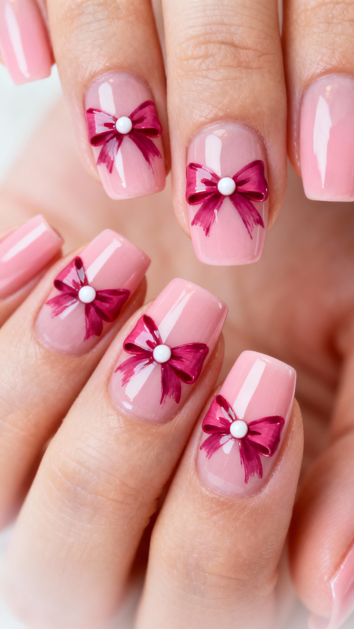 Pink Ribbon Bows