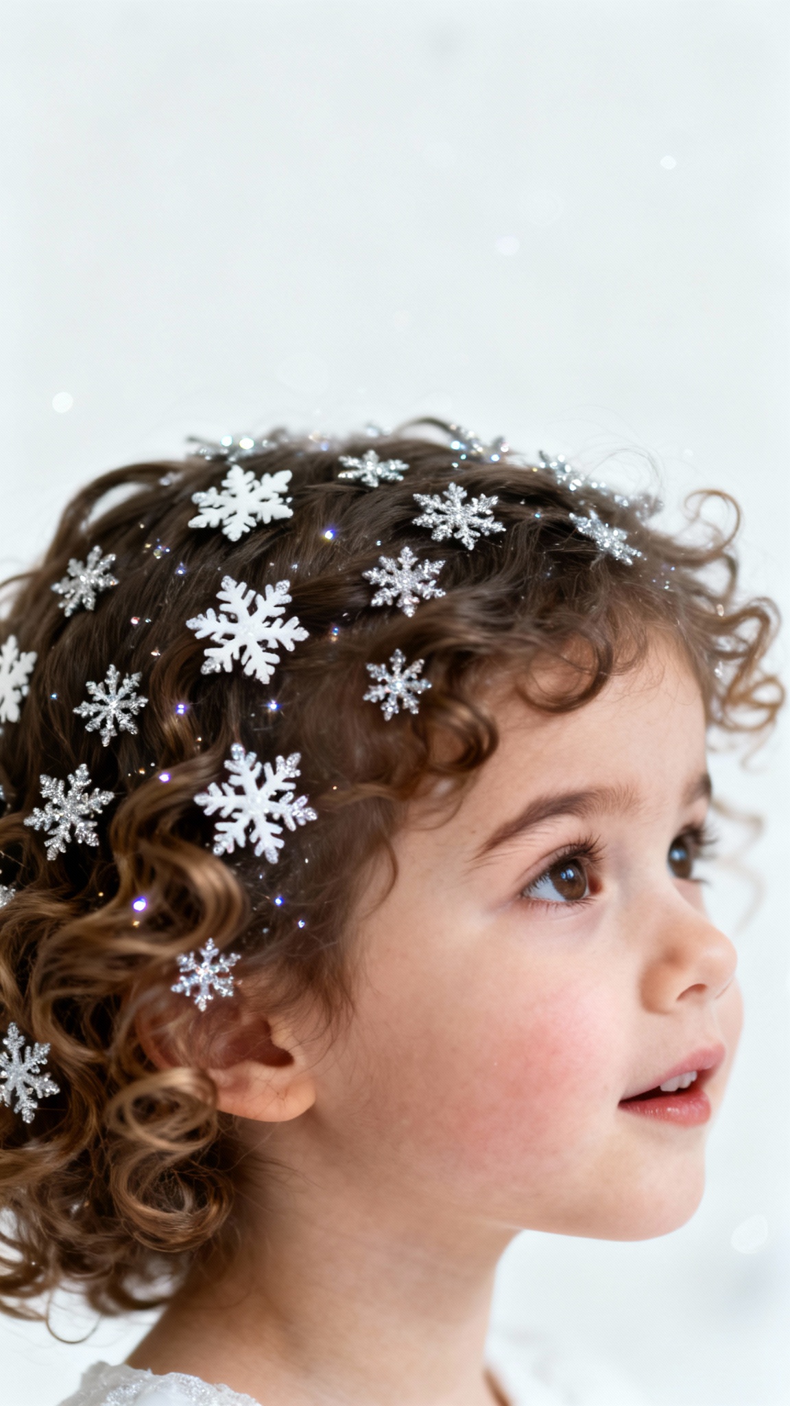 Snowflake Hair Clips