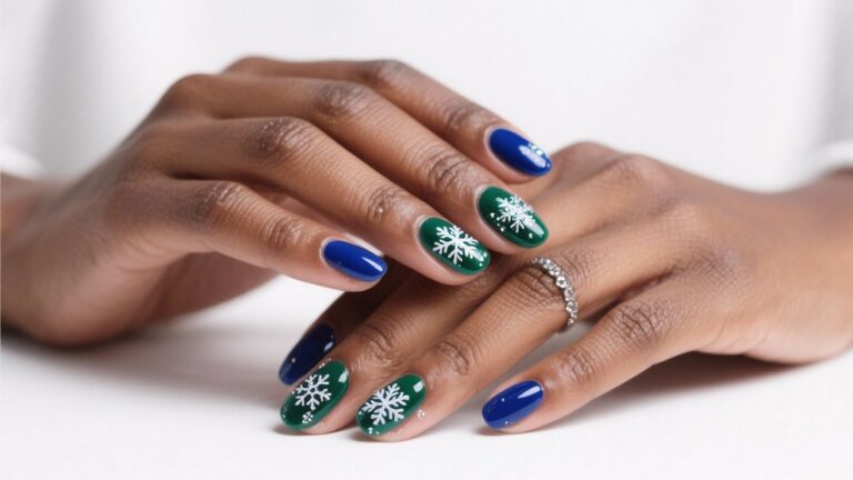 Winter Nail Design for Black Women