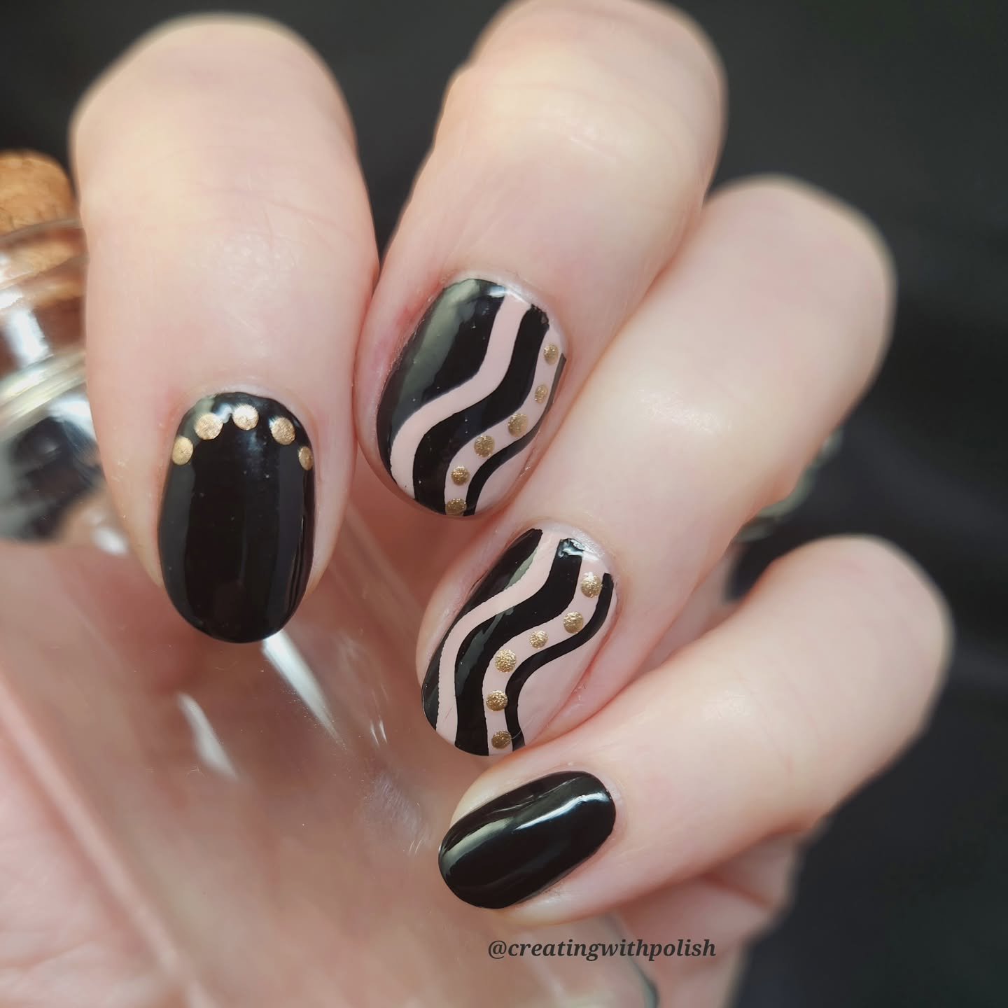 Black Nail Designs