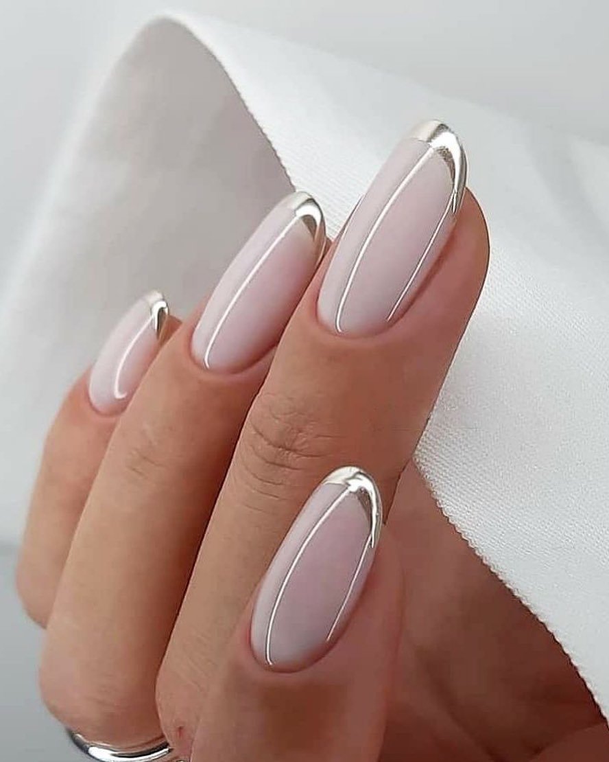 Silver French Tips