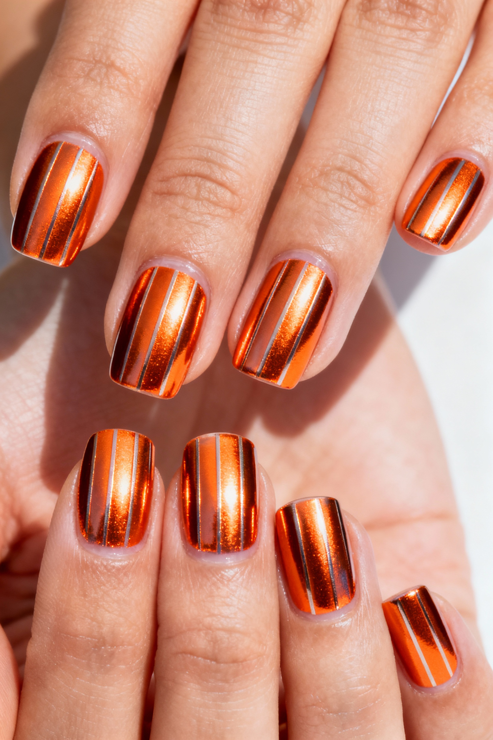 Chrome Orange Stripes