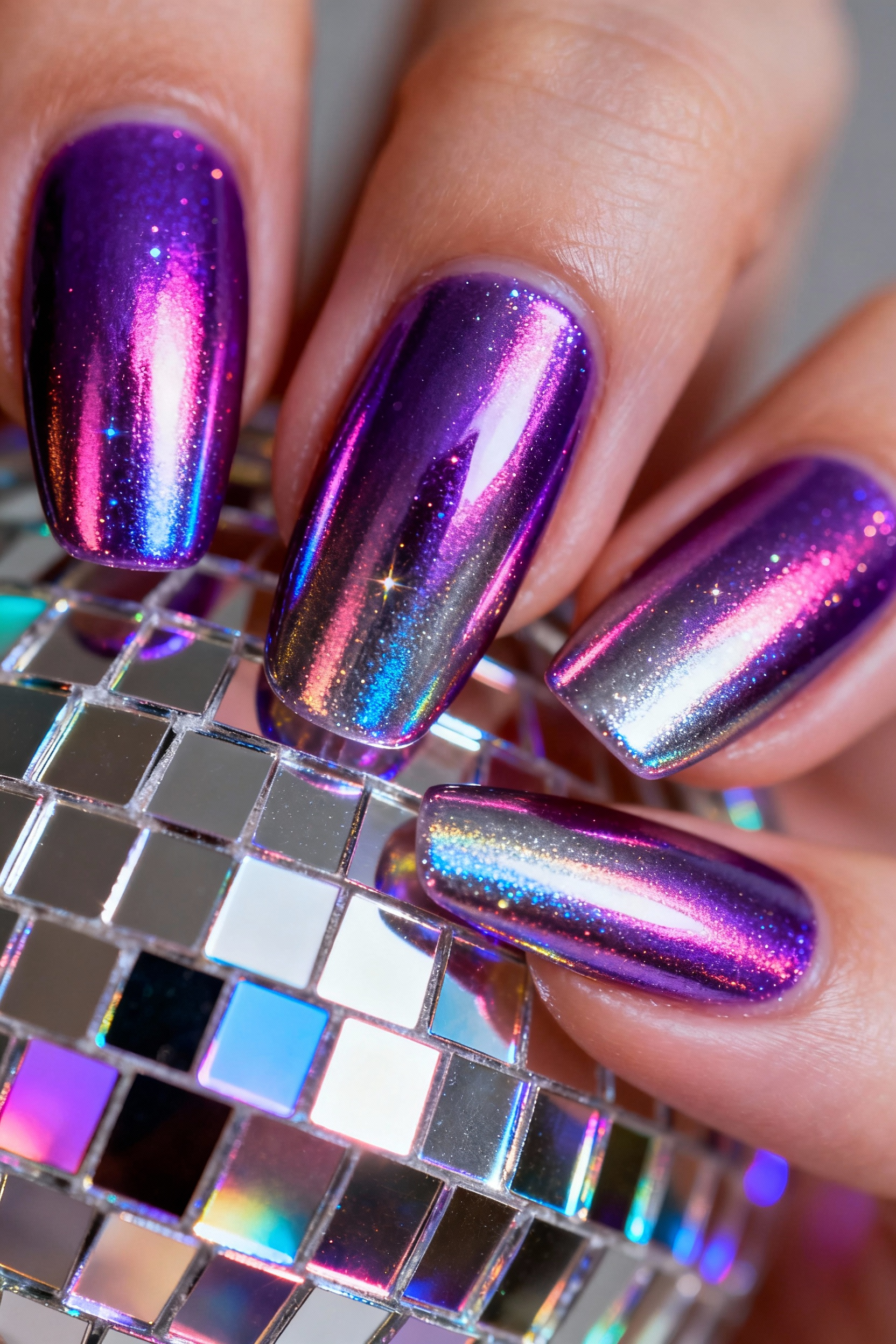 Holographic Purple Shine