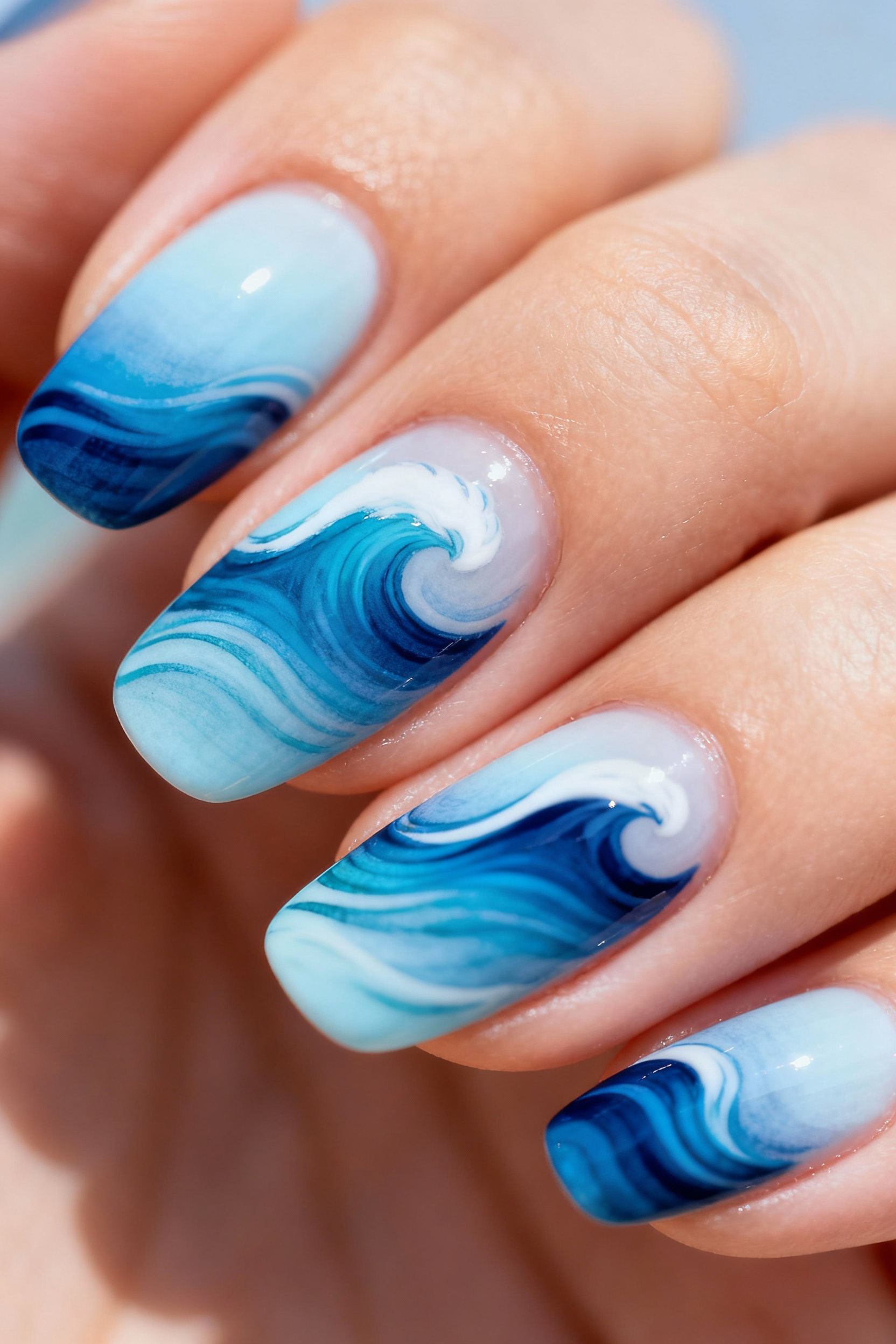 Ocean Blue Waves