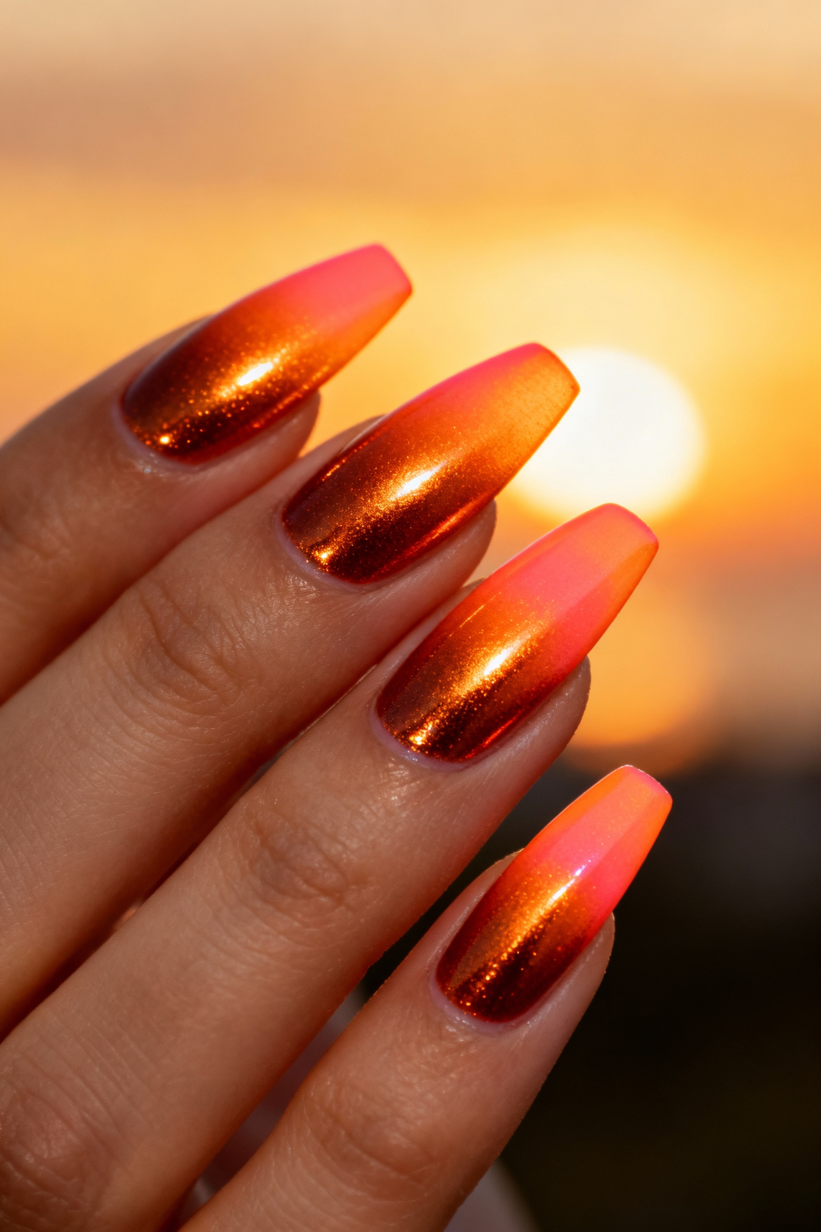 Ombre Orange Effect