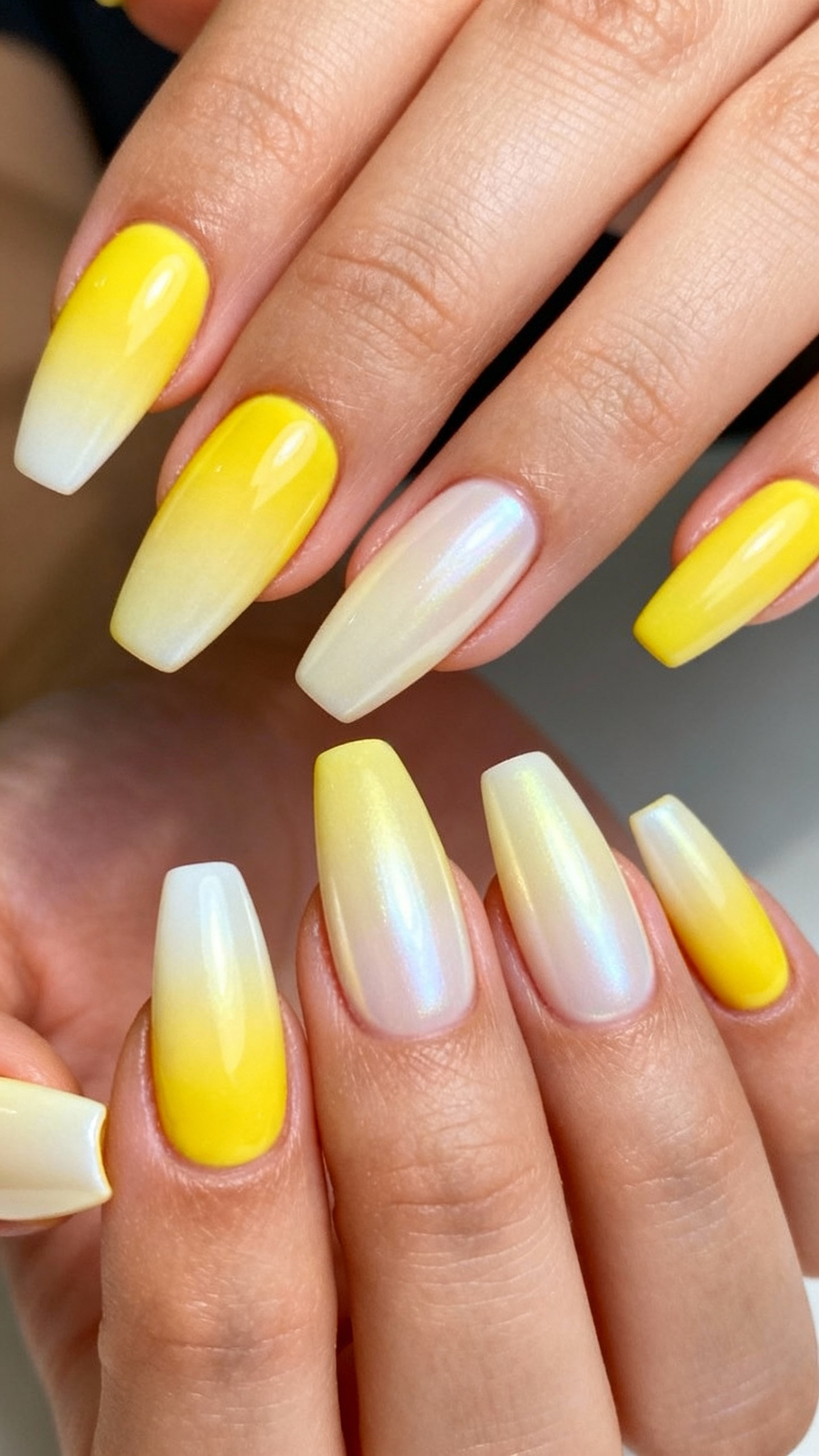 Ombre Yellow Fade