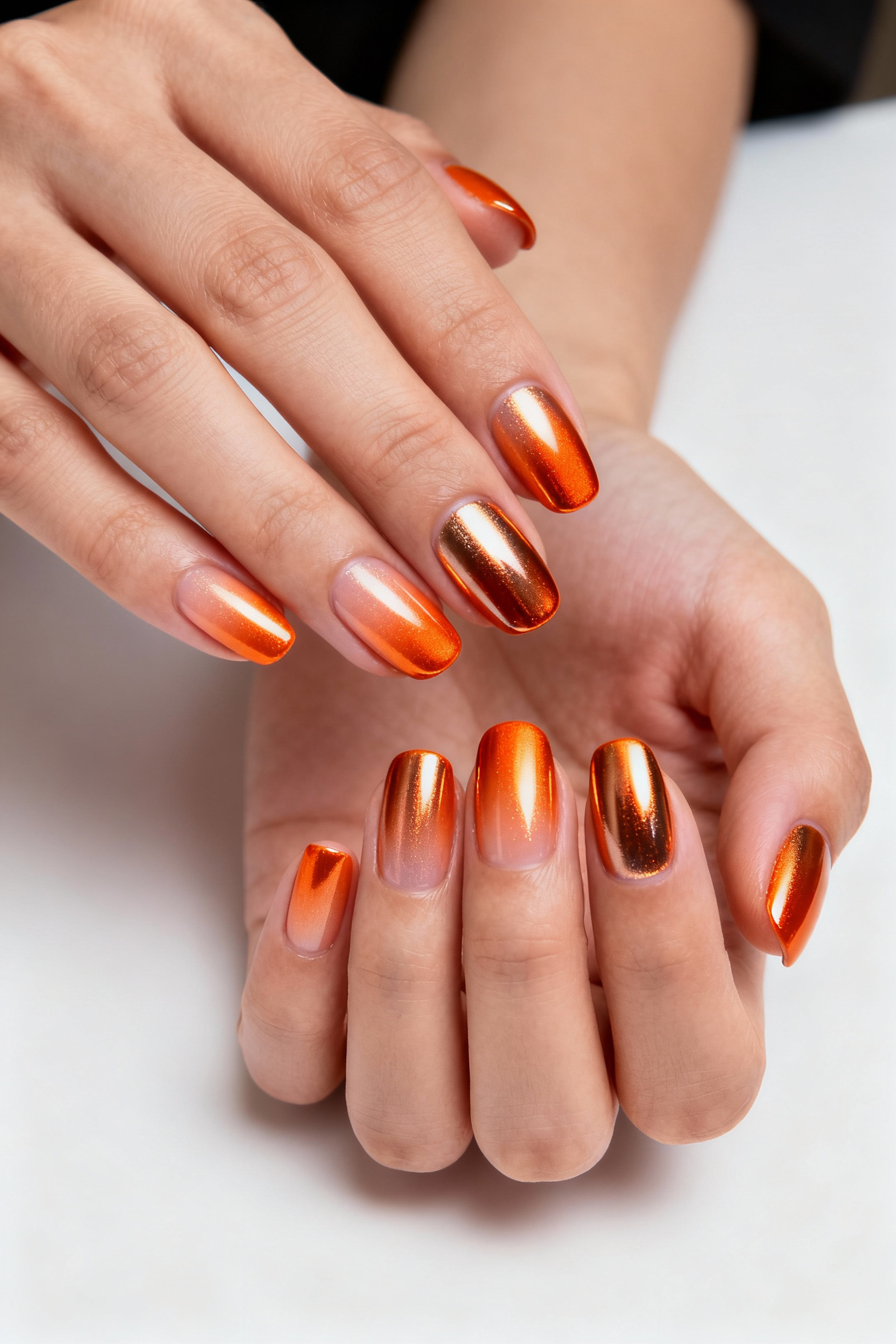 Orange Chrome Gradient