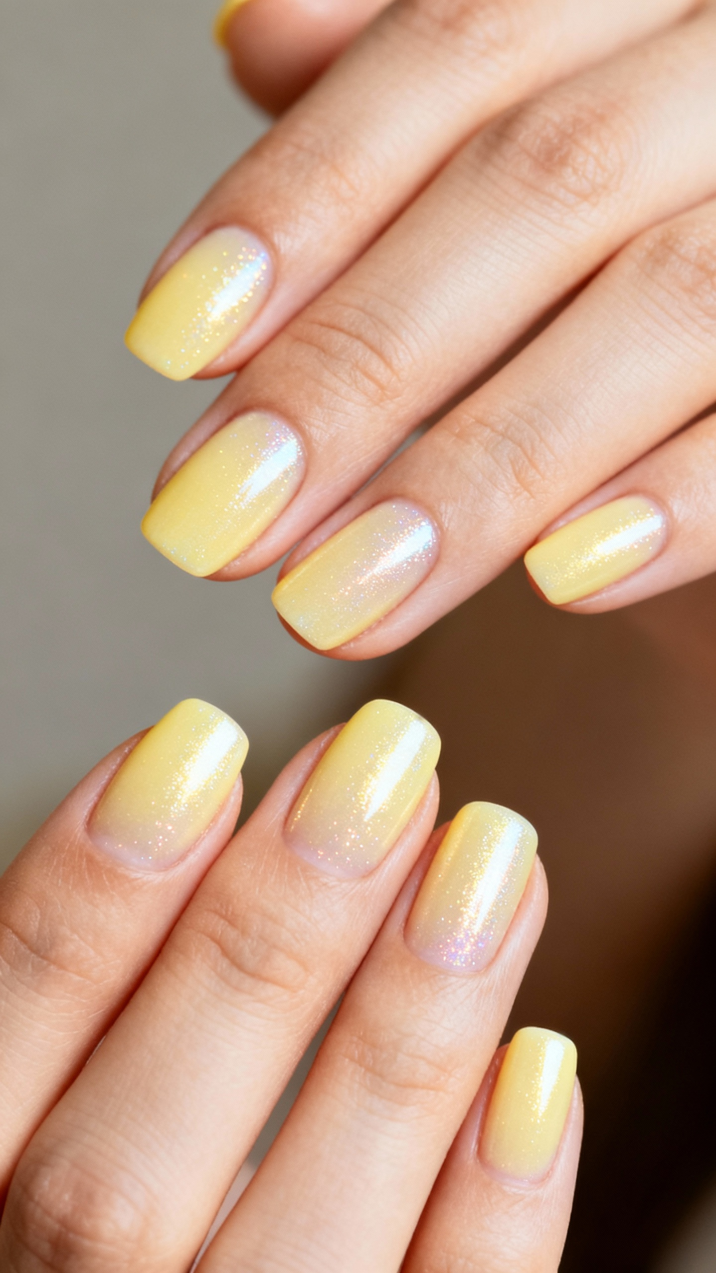 Subtle Yellow Shimmer