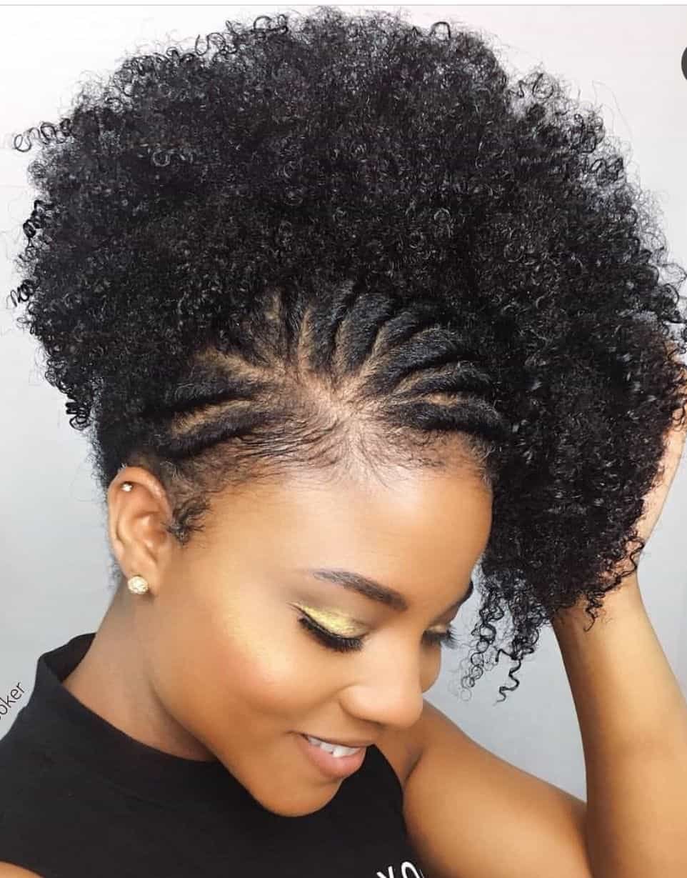 Afro Cornrow Combo