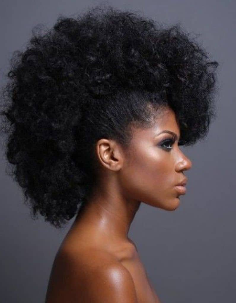 Afro Mohawk Styles