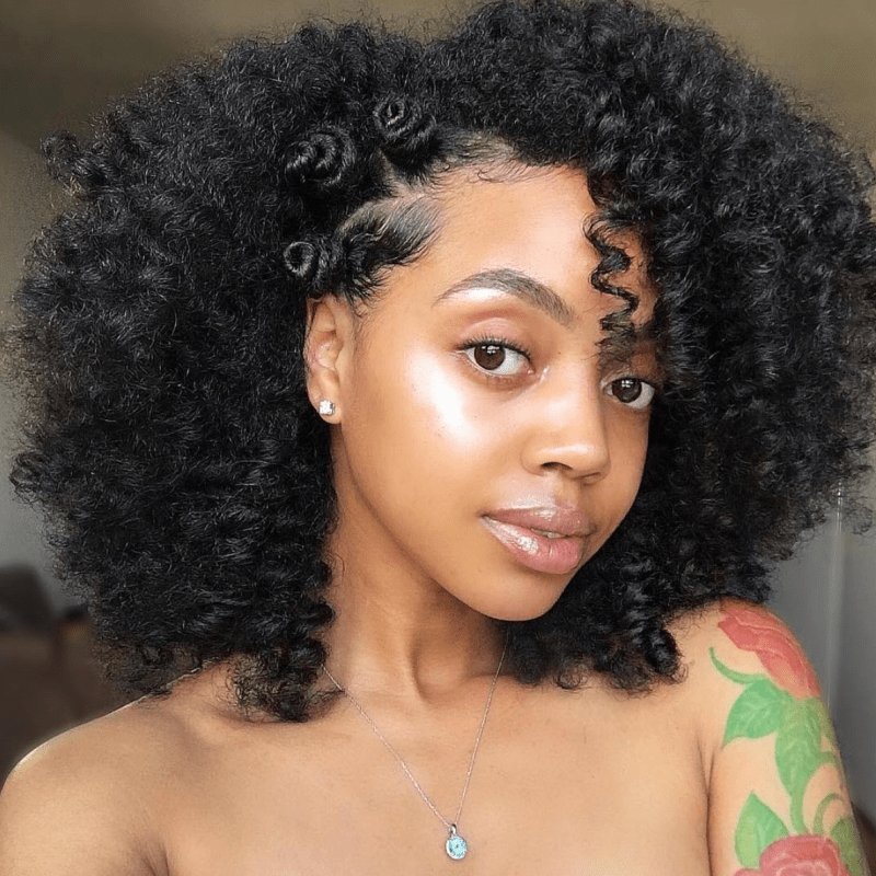 Bantu Knot Curls