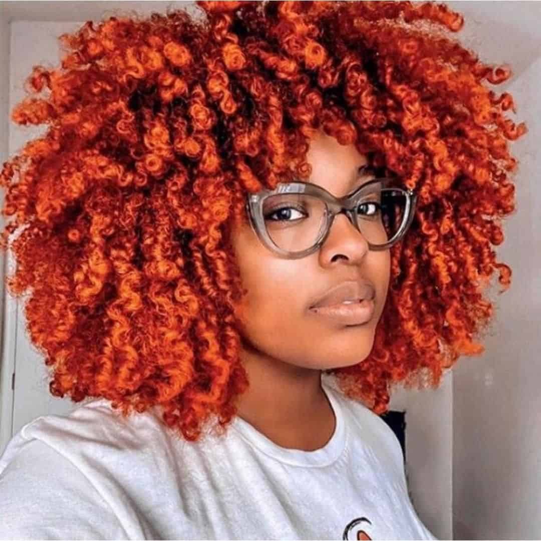 Colored Afro Curls