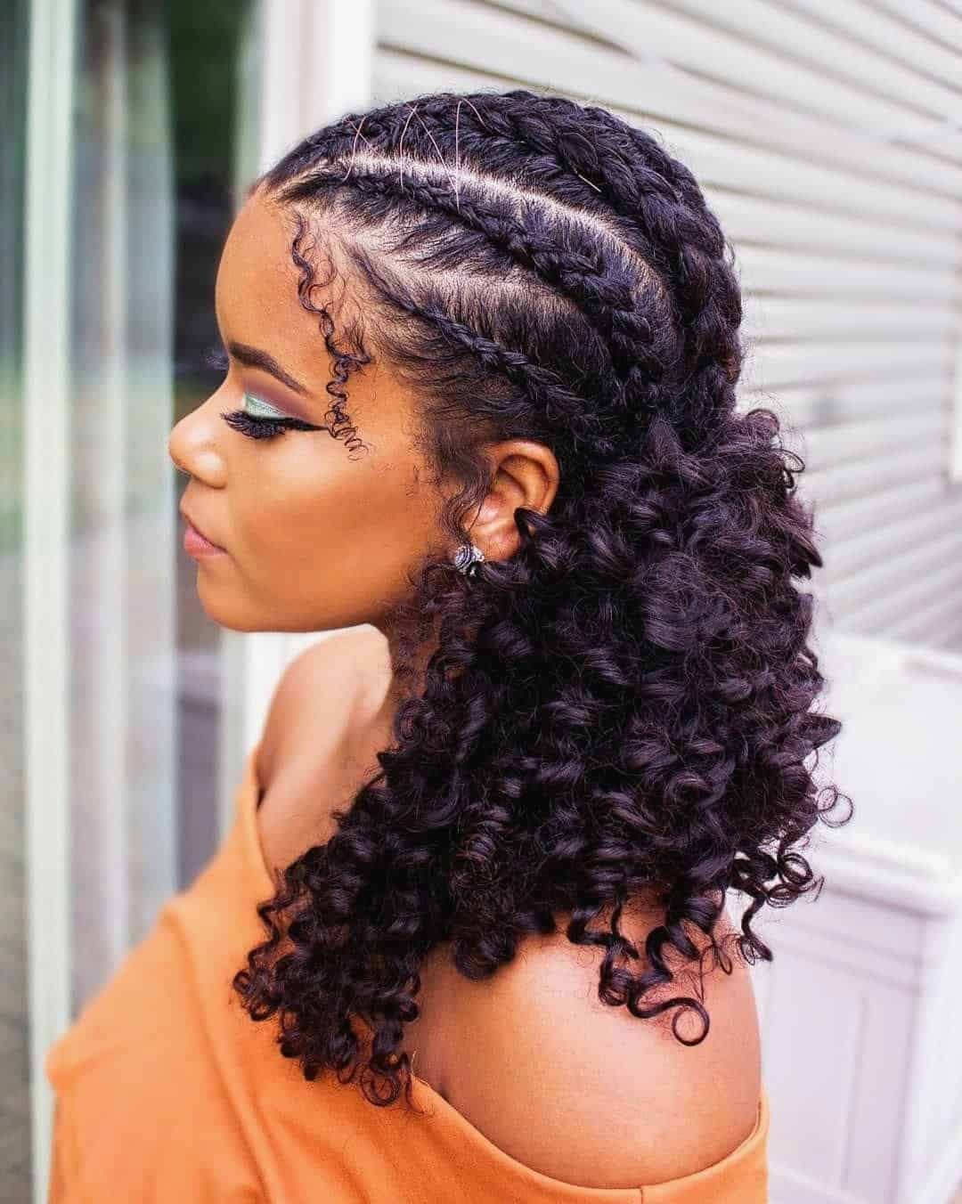 Cornrow Ponytail Braid