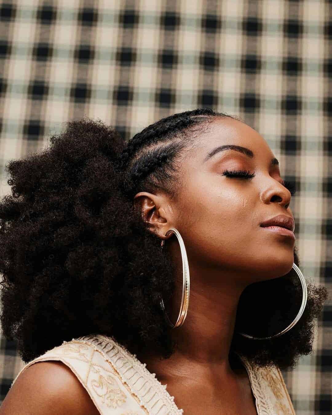 Cornrow Ponytail Style