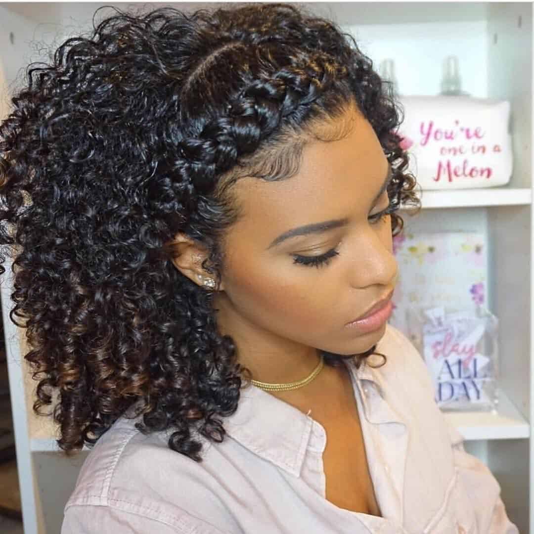 Crown Braid Style