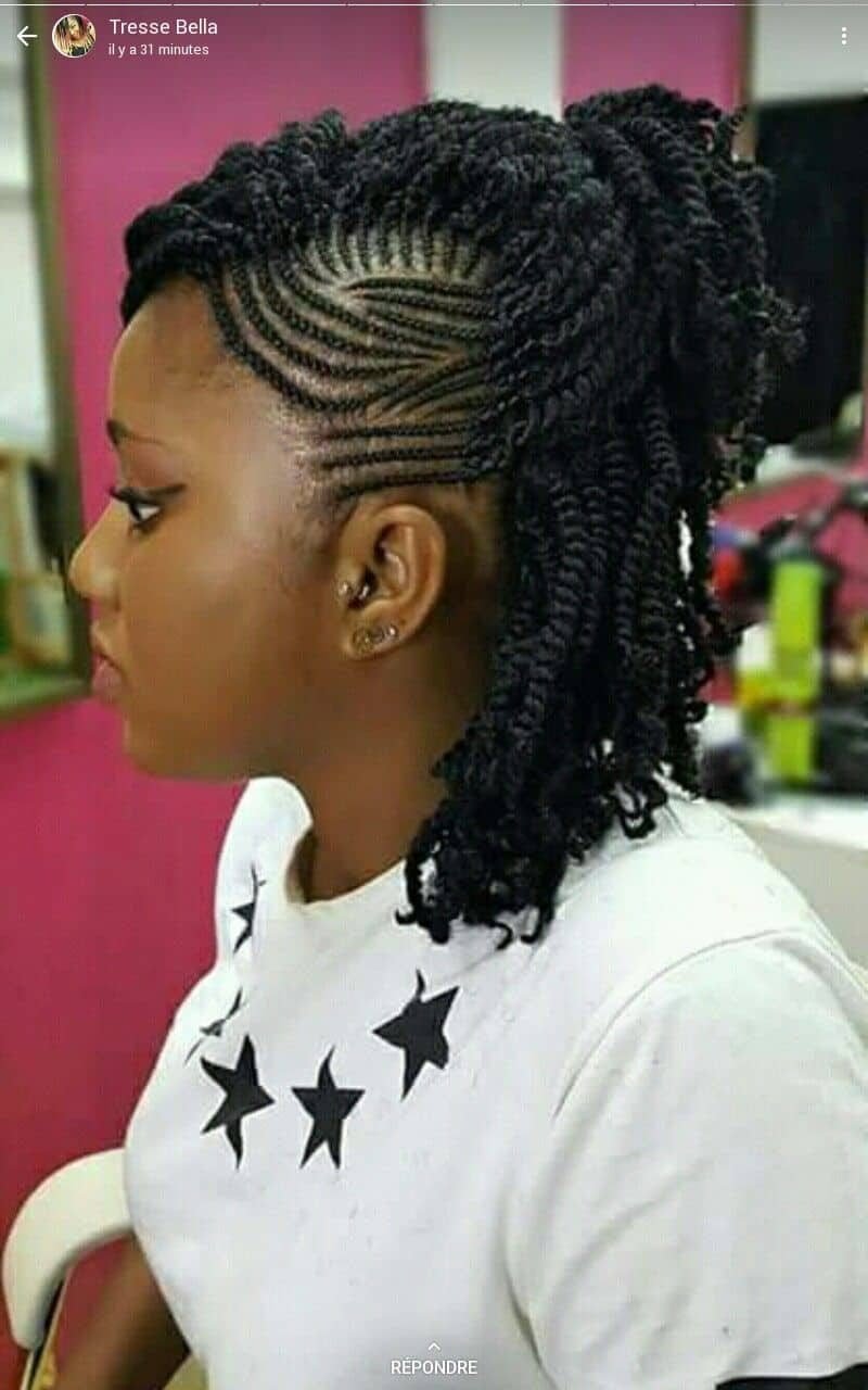 Flat Twist Hairstyle