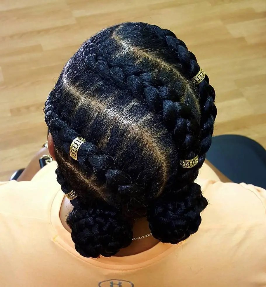Jumbo Back Cornrows