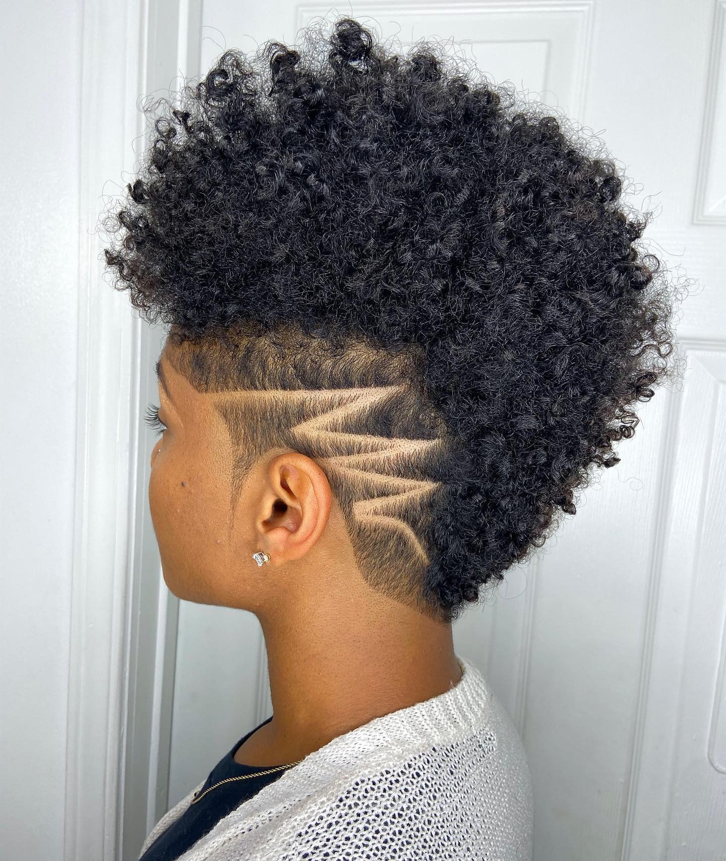 Natural Hair Undercut