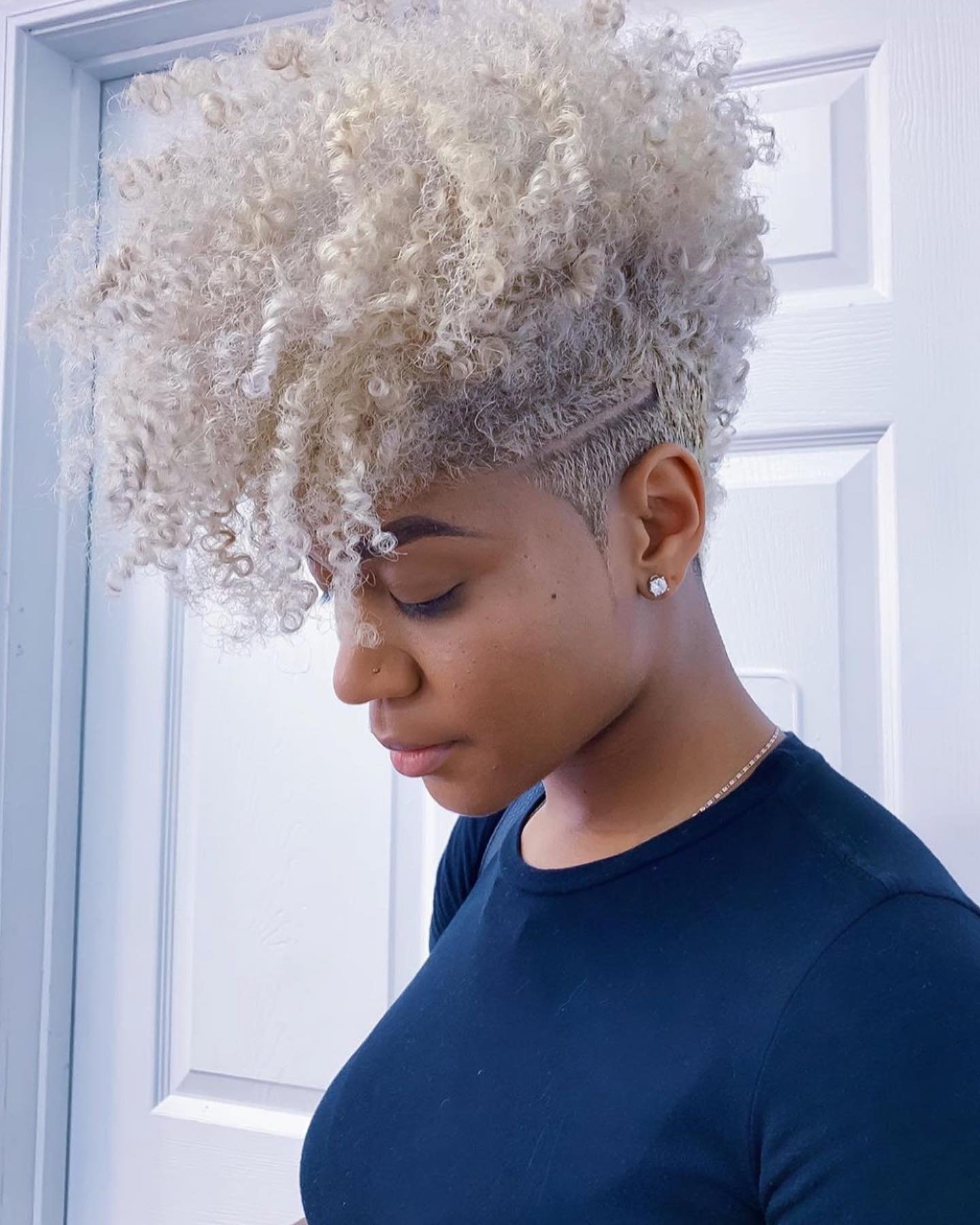 Platinum Tapered Afro