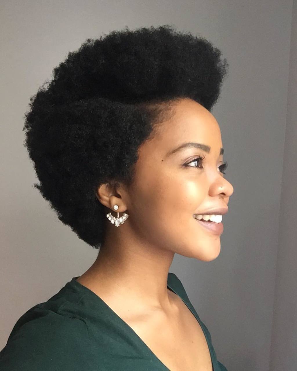 Short Afro Hairstyle