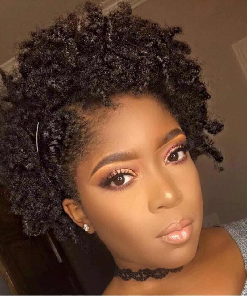 Short Curly Afro