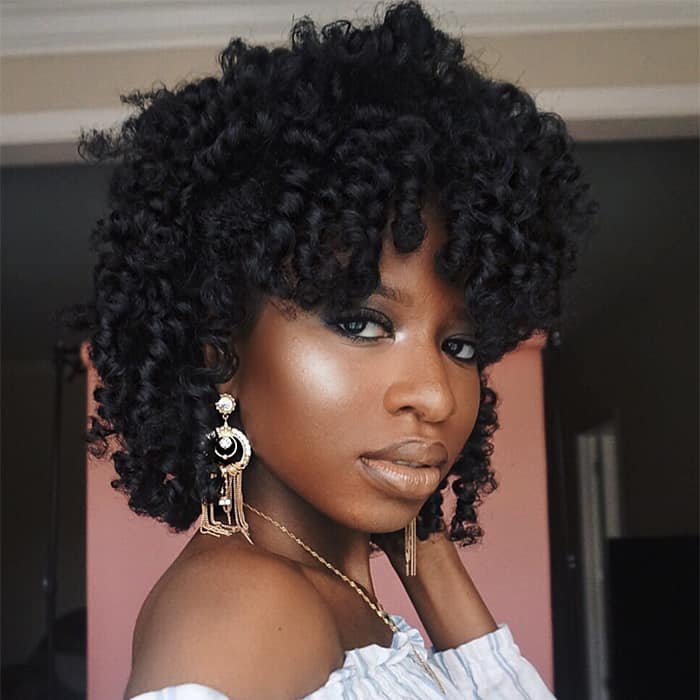 Tapered Loose Curls