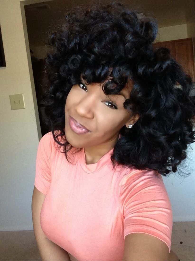 Wand Curls Bangs