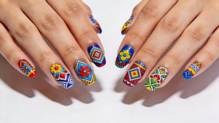 13 Handcrafted Mexican Nail Art Ideas You'll Love