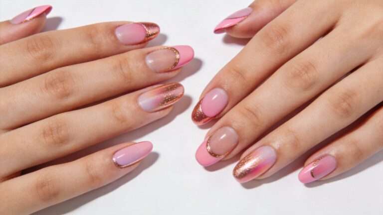 15 Easy Pink French Tip Nail Ideas