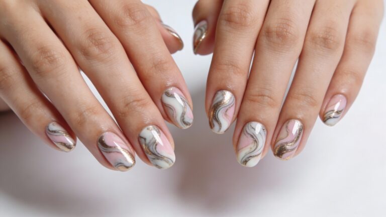 15 Stunning Marbleized Nail Art Ideas for Trendy Manicures