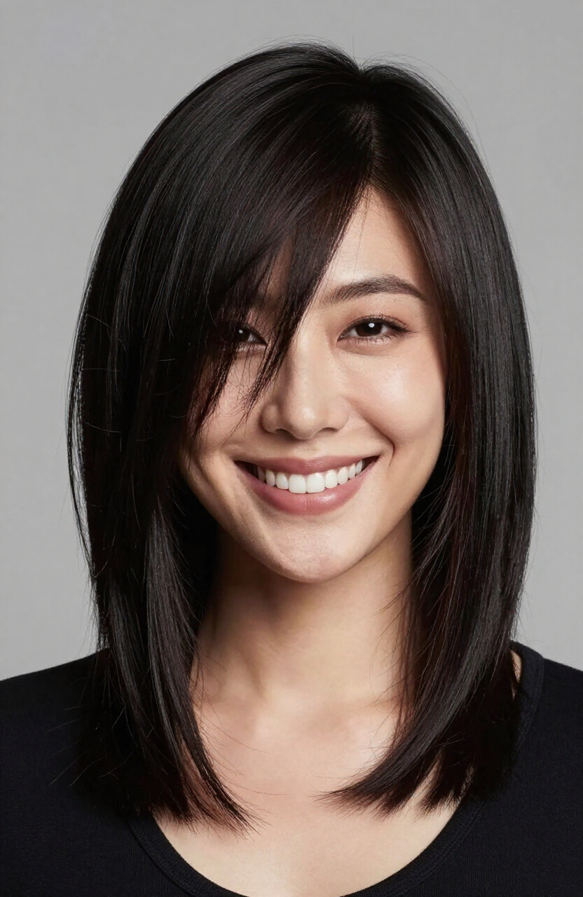 Asymmetrical Angled Layers