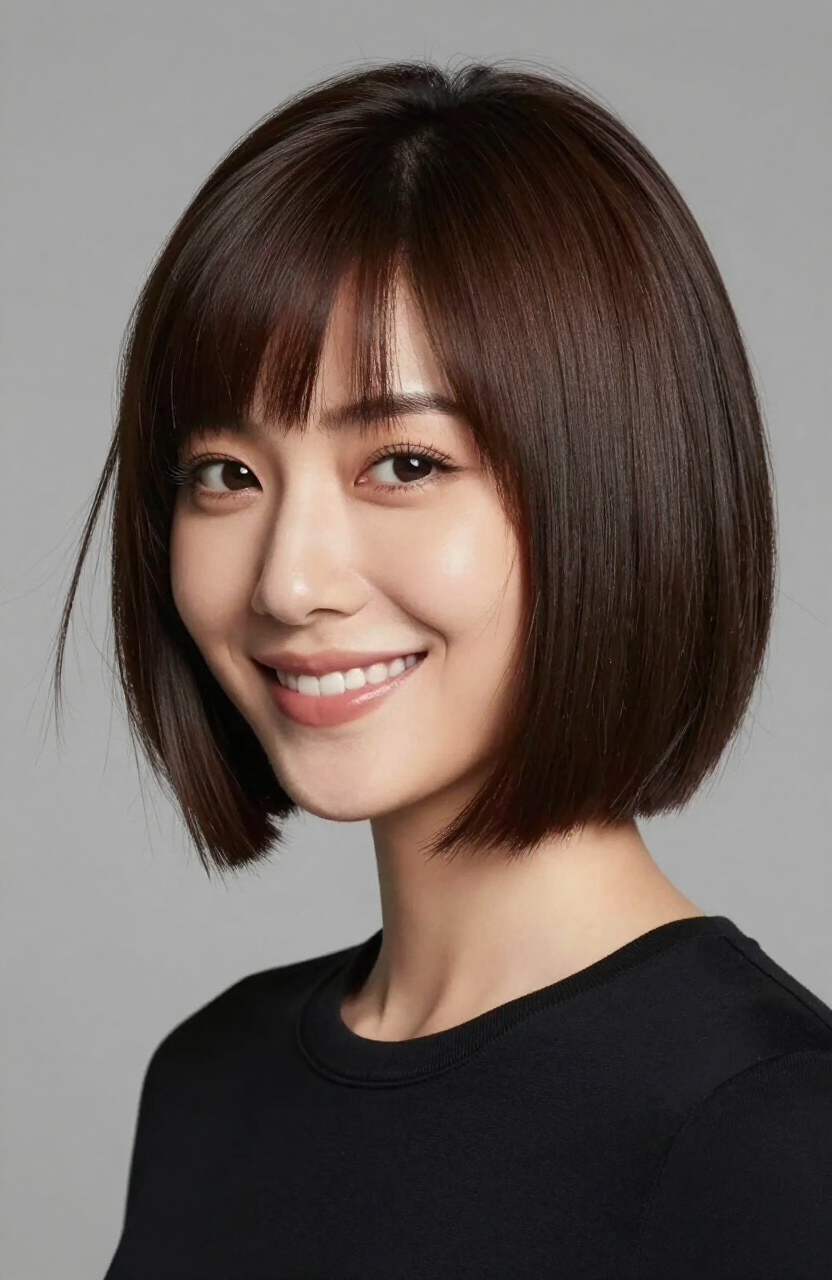 Asymmetrical Bob Cut