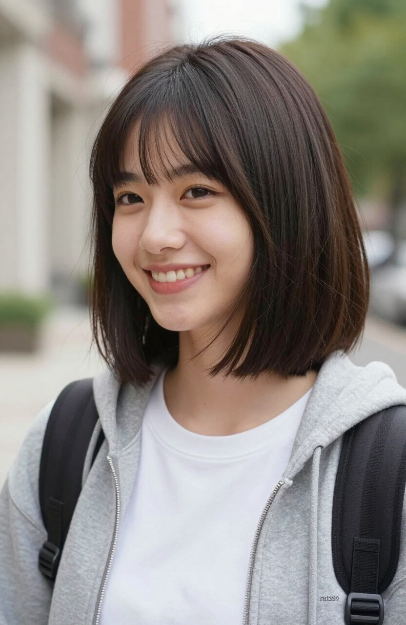 Asymmetrical Bob Cut