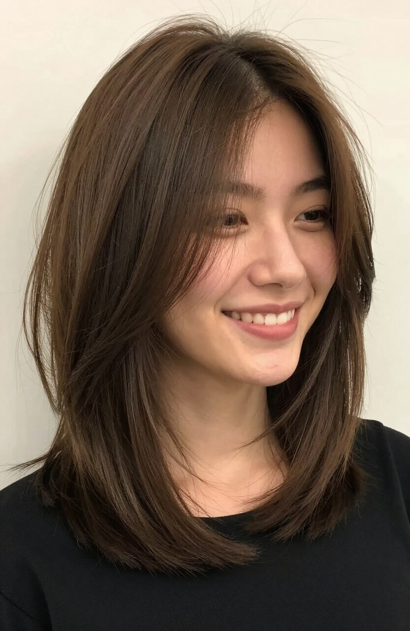 Asymmetrical Shag Bobs