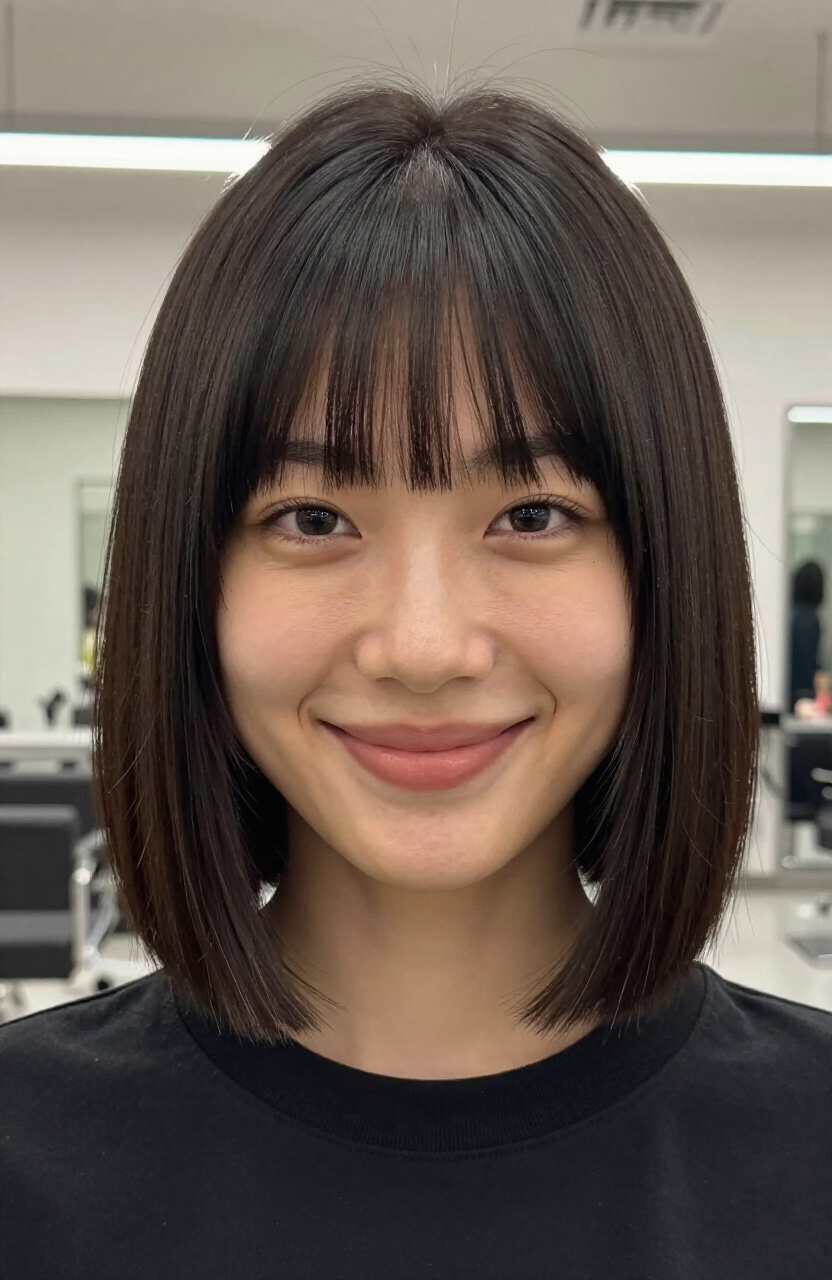 Bob With Bangs