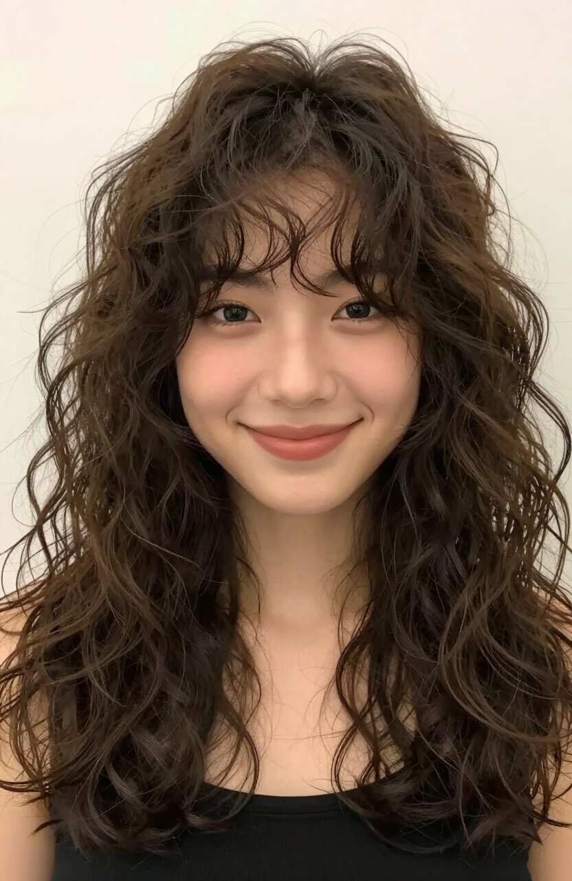 Curly Hair Bangs