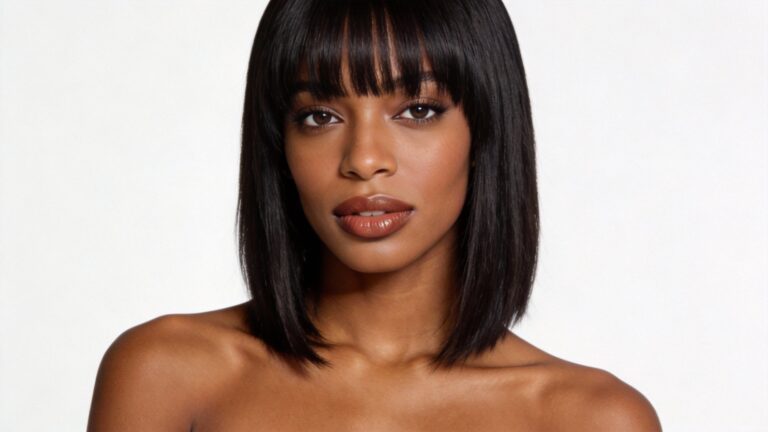 Curtain Bangs Hairstyles for Black Women