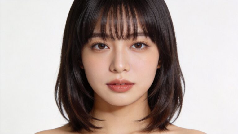 Curtain Bangs Hairstyles for Women with Round Faces