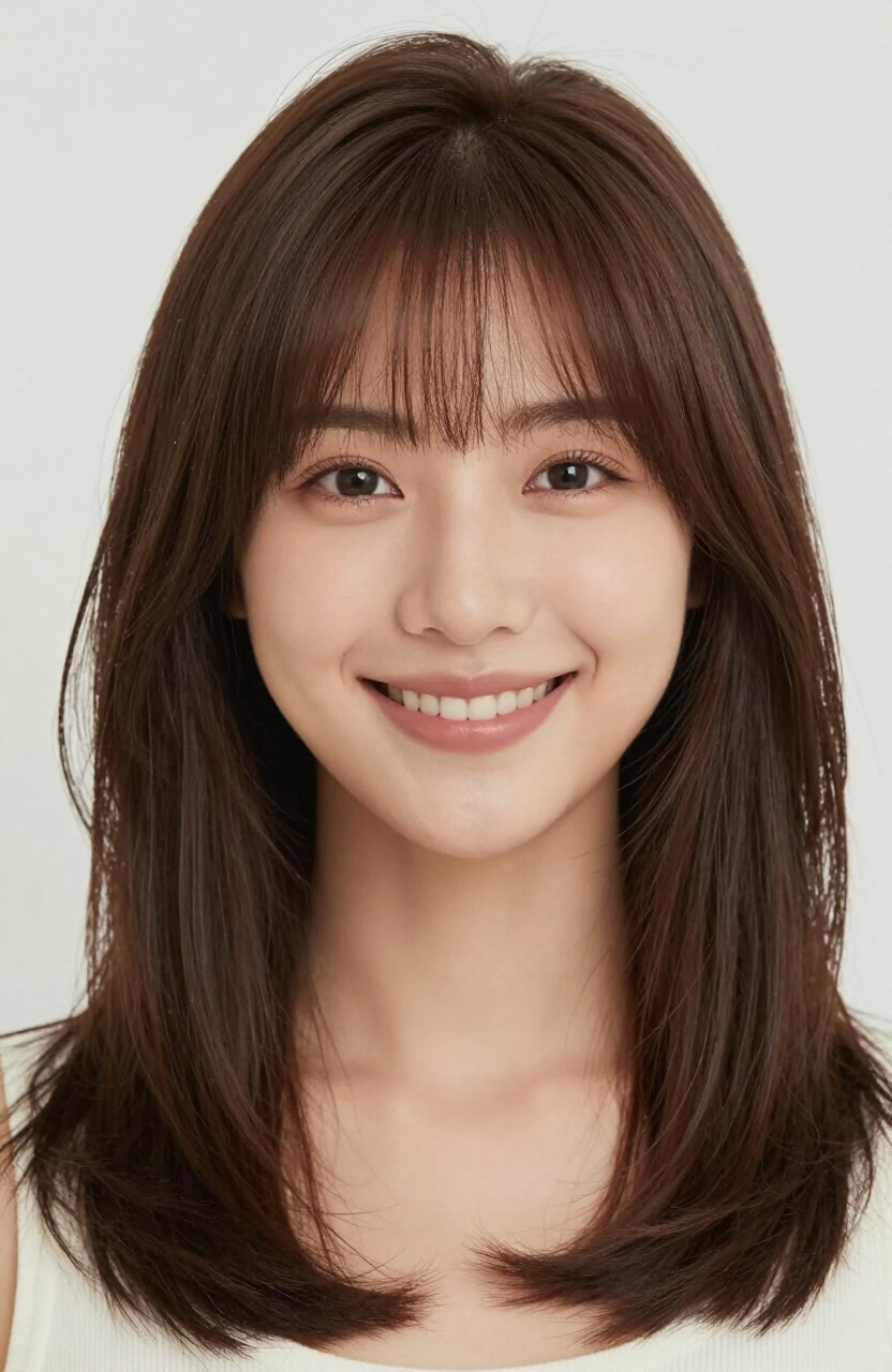 Curved Curtain Bangs