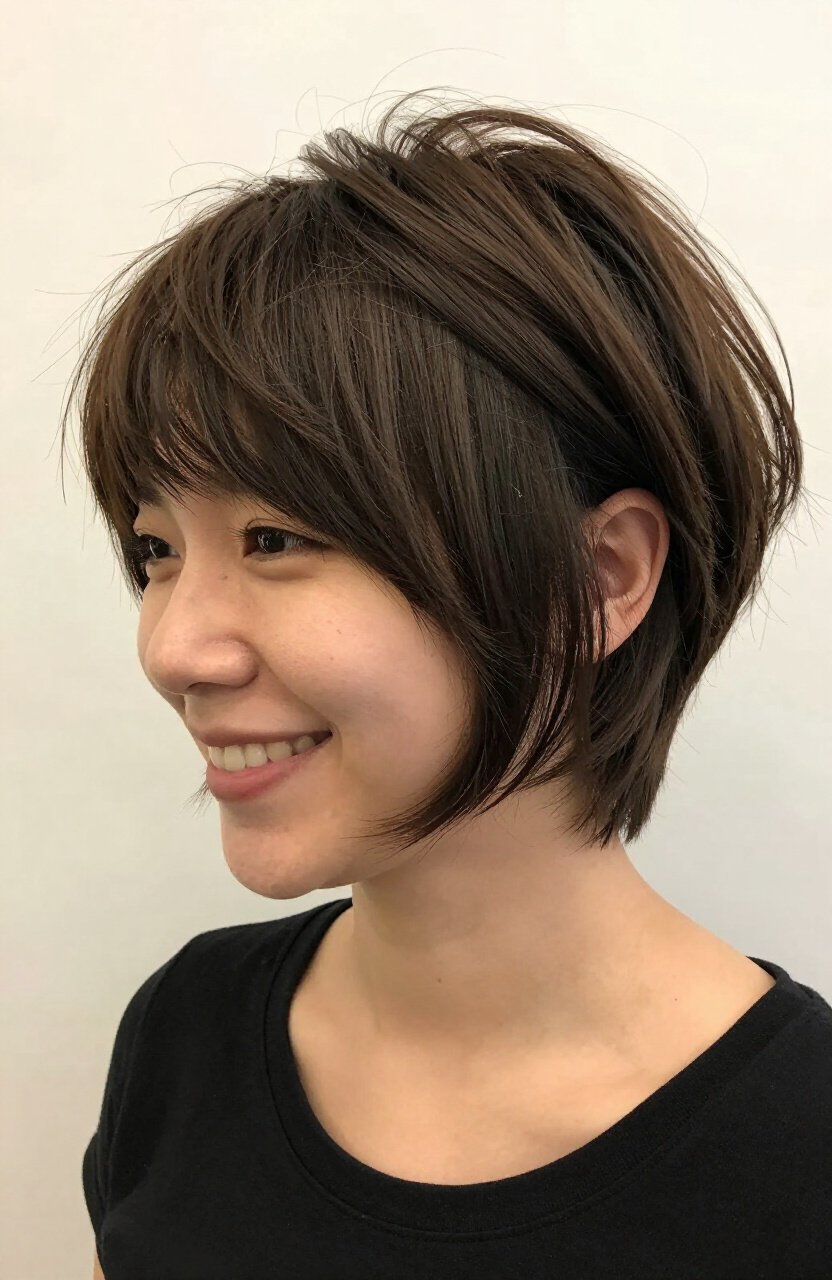 Layered Pixie Bobs