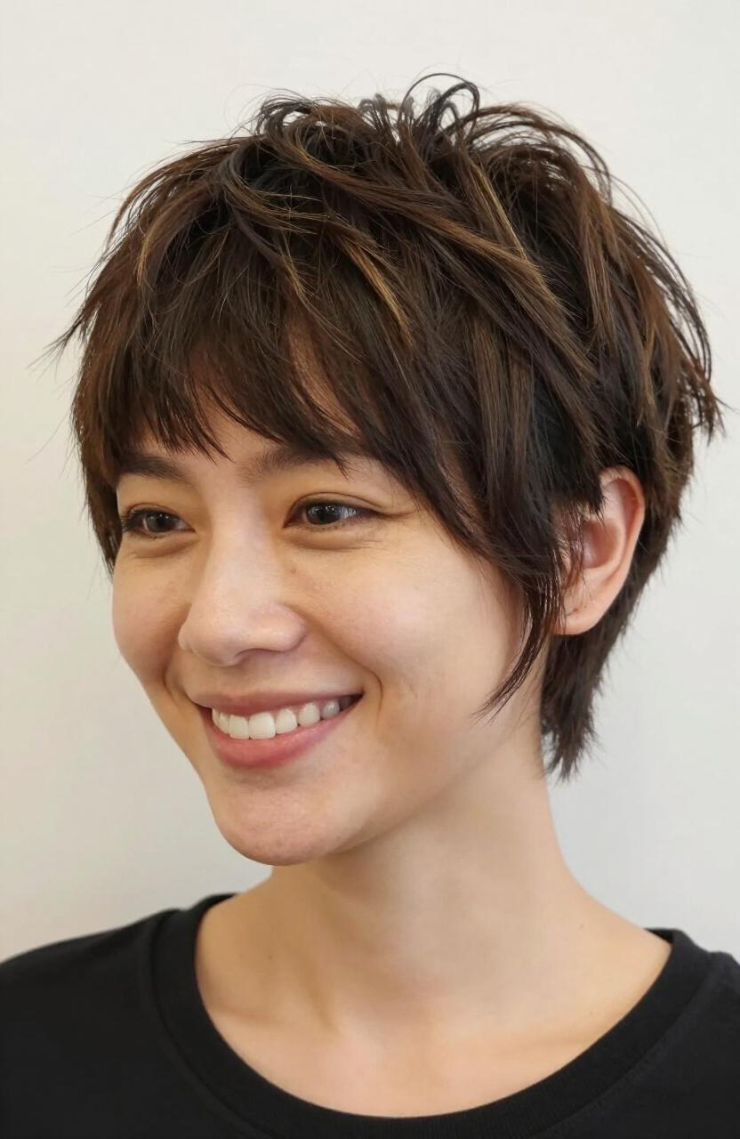 Layered Pixie Cut
