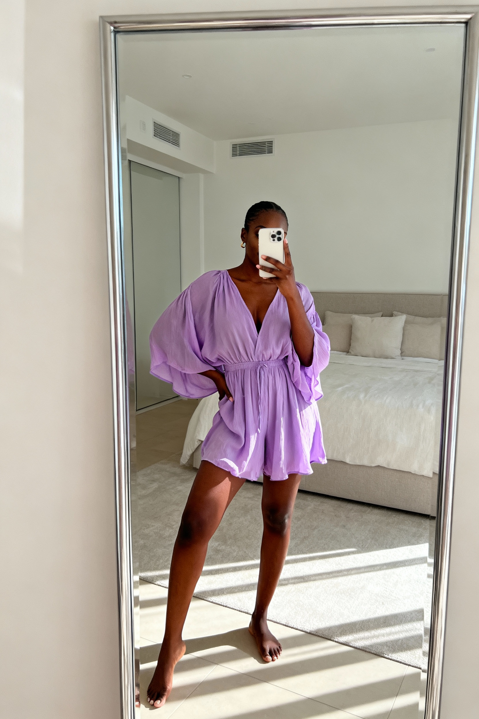 Purple Rompers