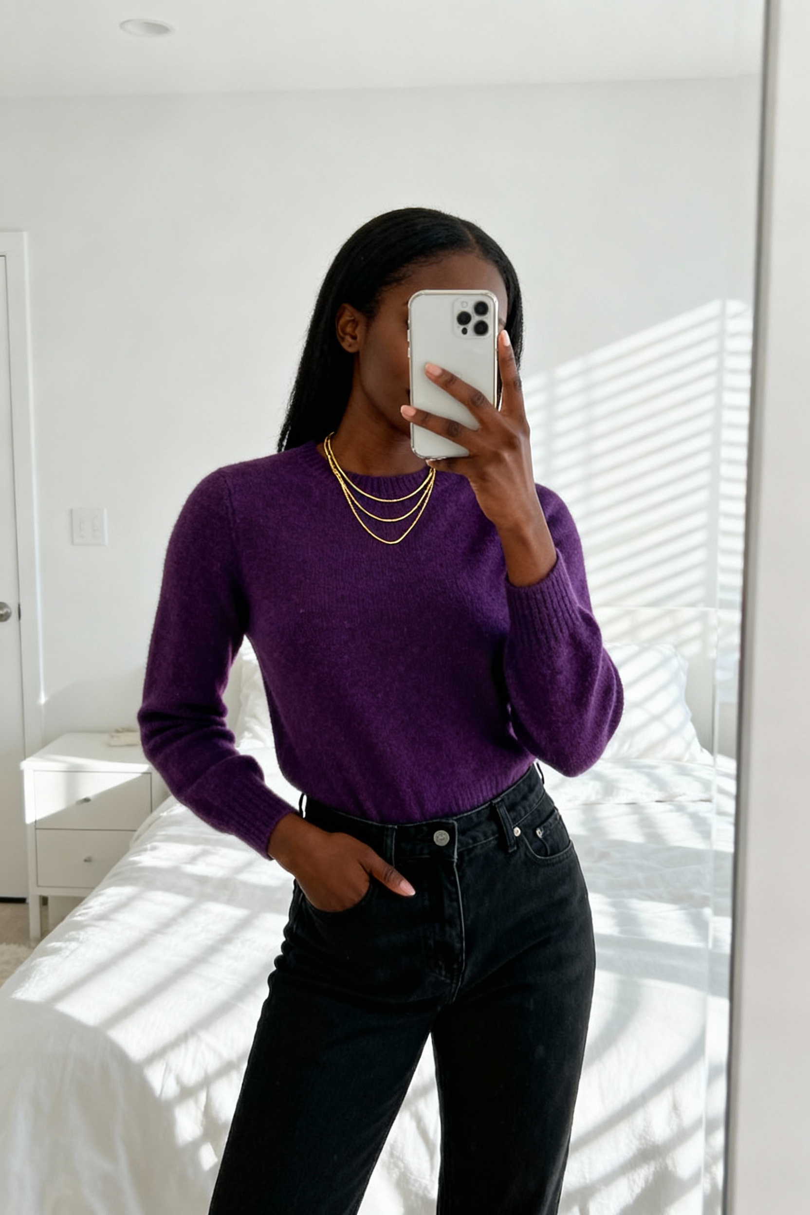 Purple Sweaters