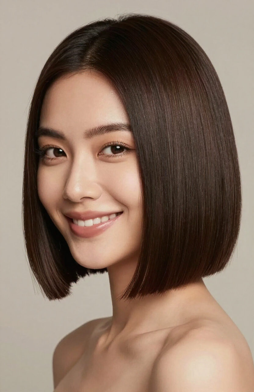 Sleek Straight Bob