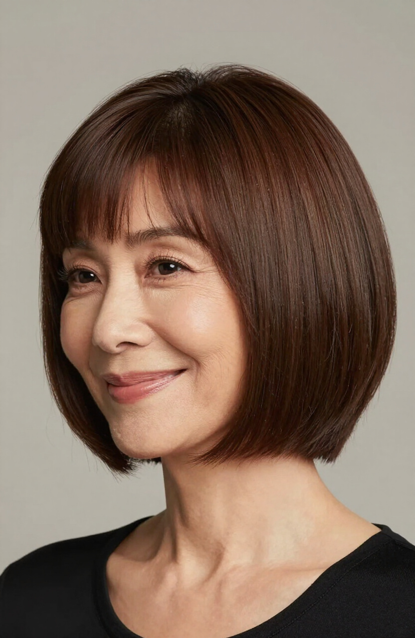 Smooth Bob Hair