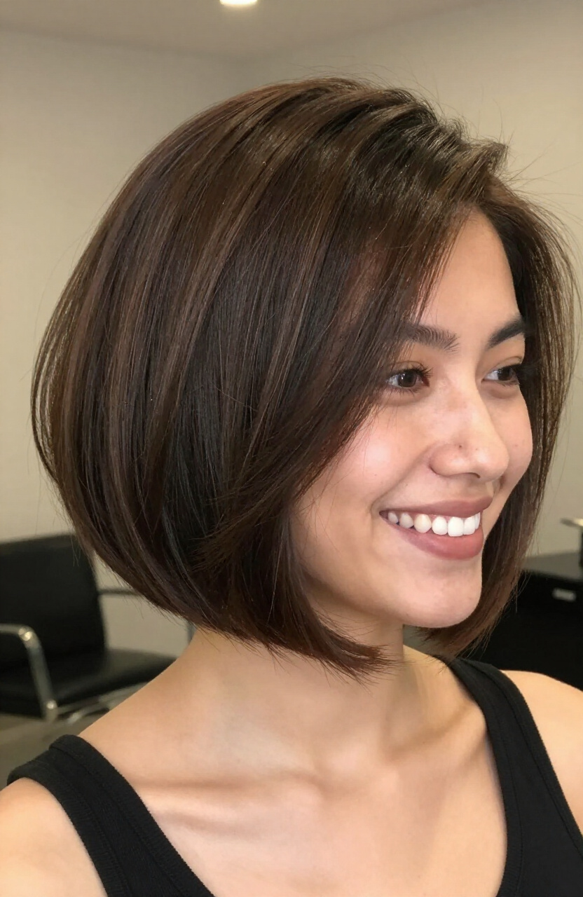 Stacked Bob Style